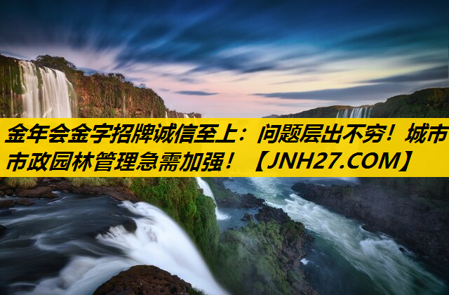 问题层出不穷！城市市政园林管理急需加强！